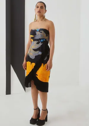 Black Midnight Off Shoulder Dress