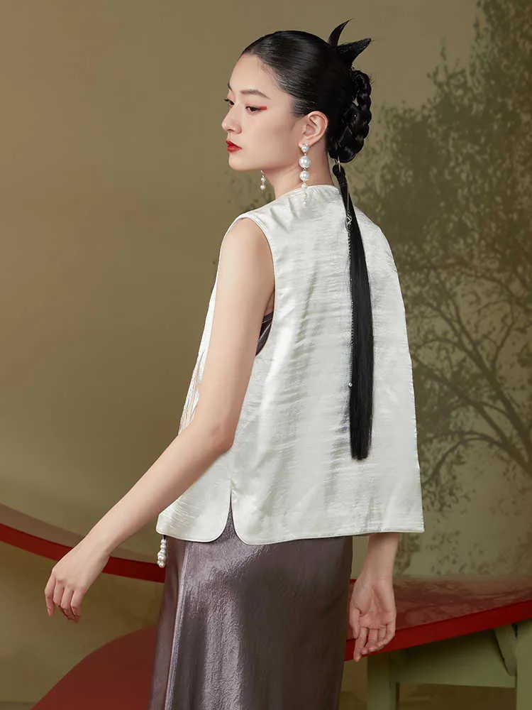 Bridget Gorgeous Embroidery Qipao Cheongsam Vest Top