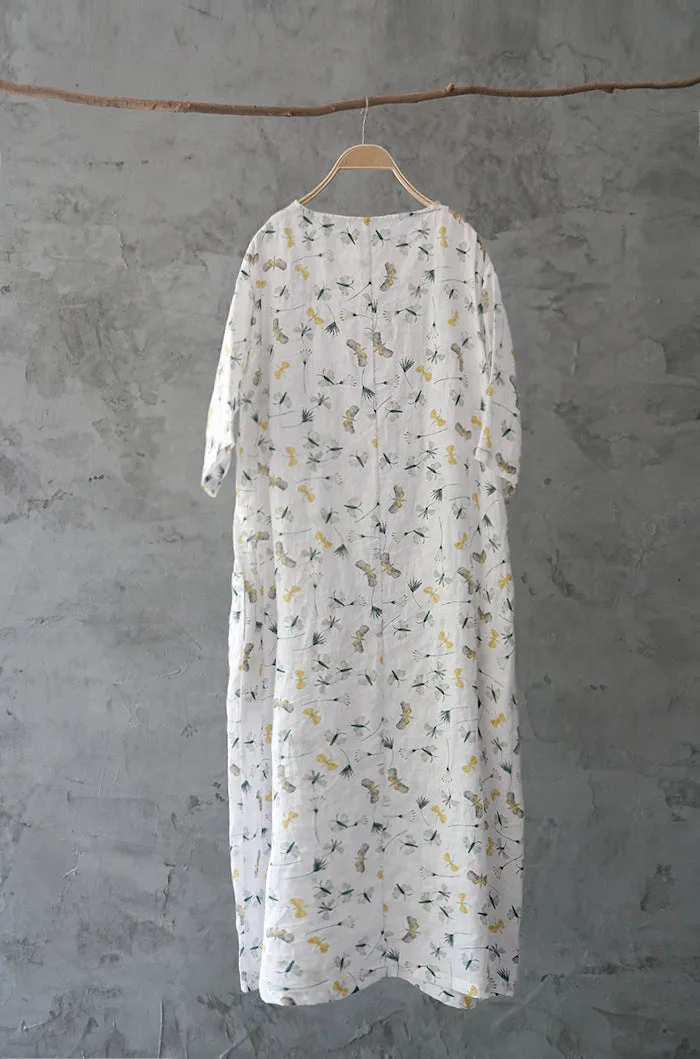 Butterflies Cheongsam Qipao Maxi Dress