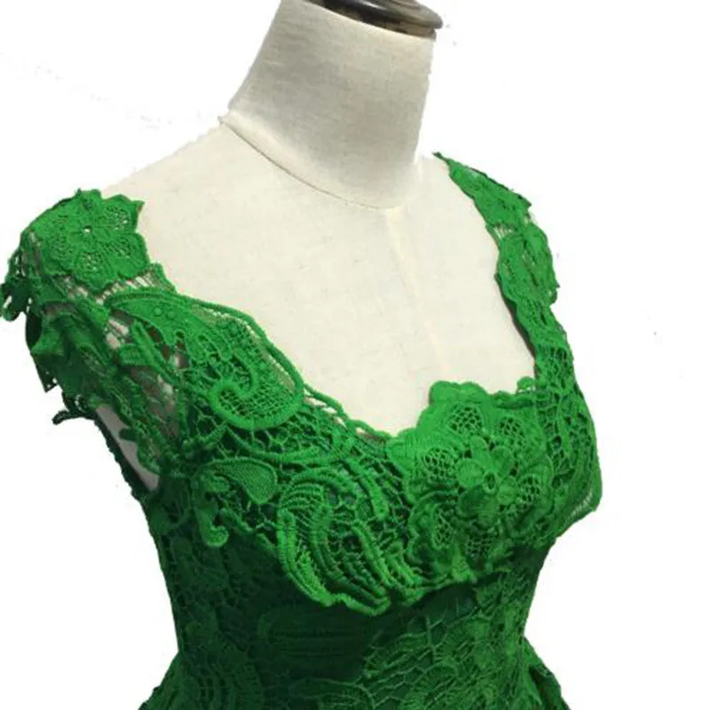 Elegant Lace Patchwork Solid Sleeveless A-Line Fashion Dress Slim Party Dresses Vestido De Festa