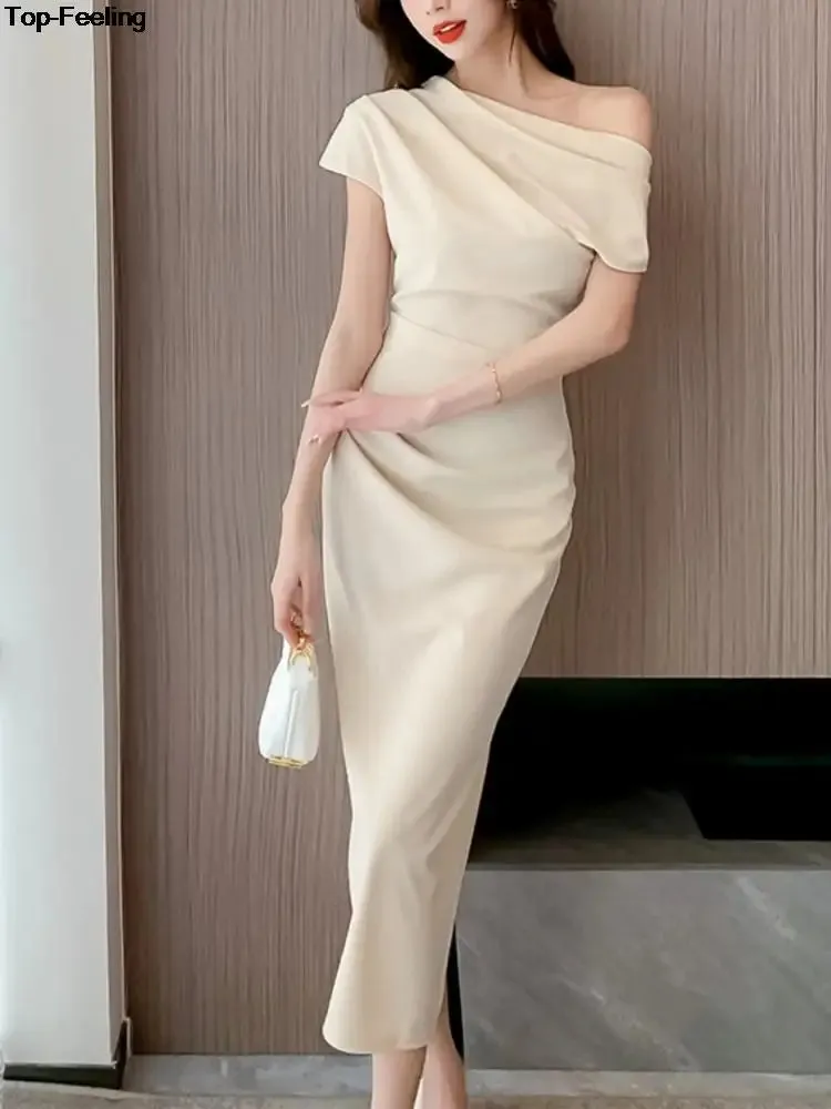 Elegant Off-Shoulder Evening Party Dress