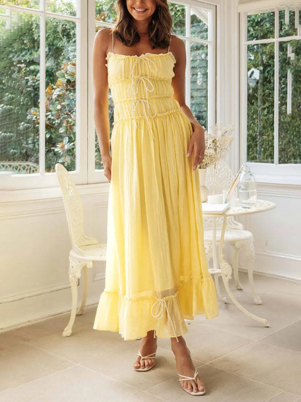 Elegant Off-Shoulder Stylish Strap Patchwork Dress
