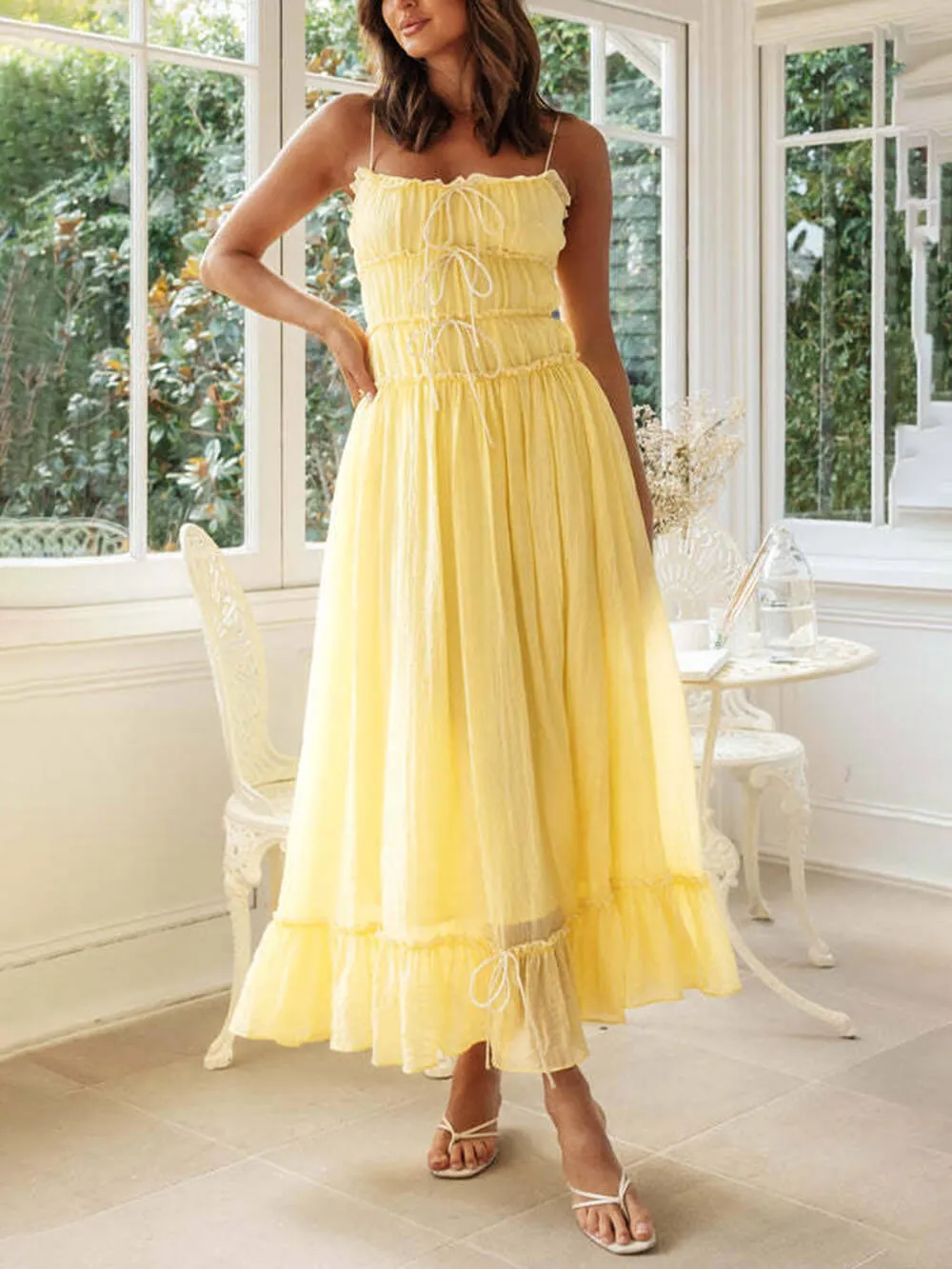 Elegant Off-Shoulder Stylish Strap Patchwork Dress