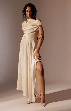 Elio draped dress