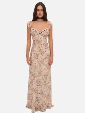 Emmaline Maxi Dress -  Yellow
