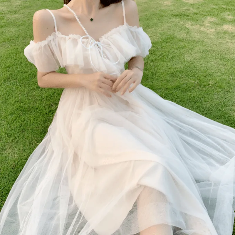 Fairy Off Shoulder Lace Dress