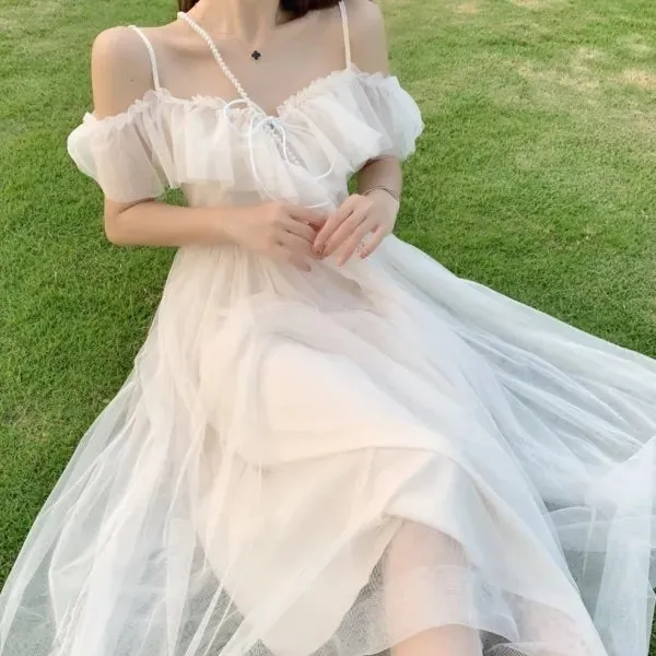 Fairy Off Shoulder Lace Dress