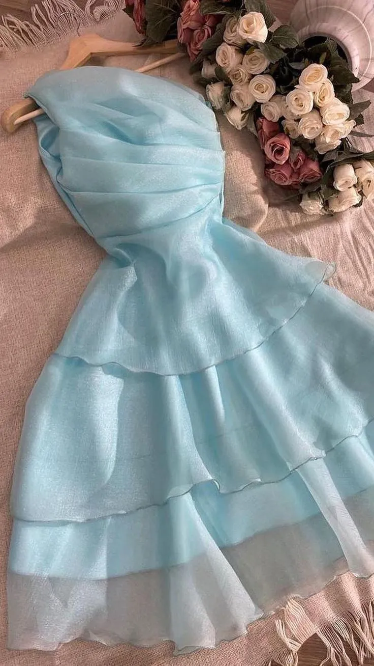 JazzHer th Birthday A line One Shoulder Blue Short Homecoming Dresses Birthday Party Dress (PRE-ORDER)