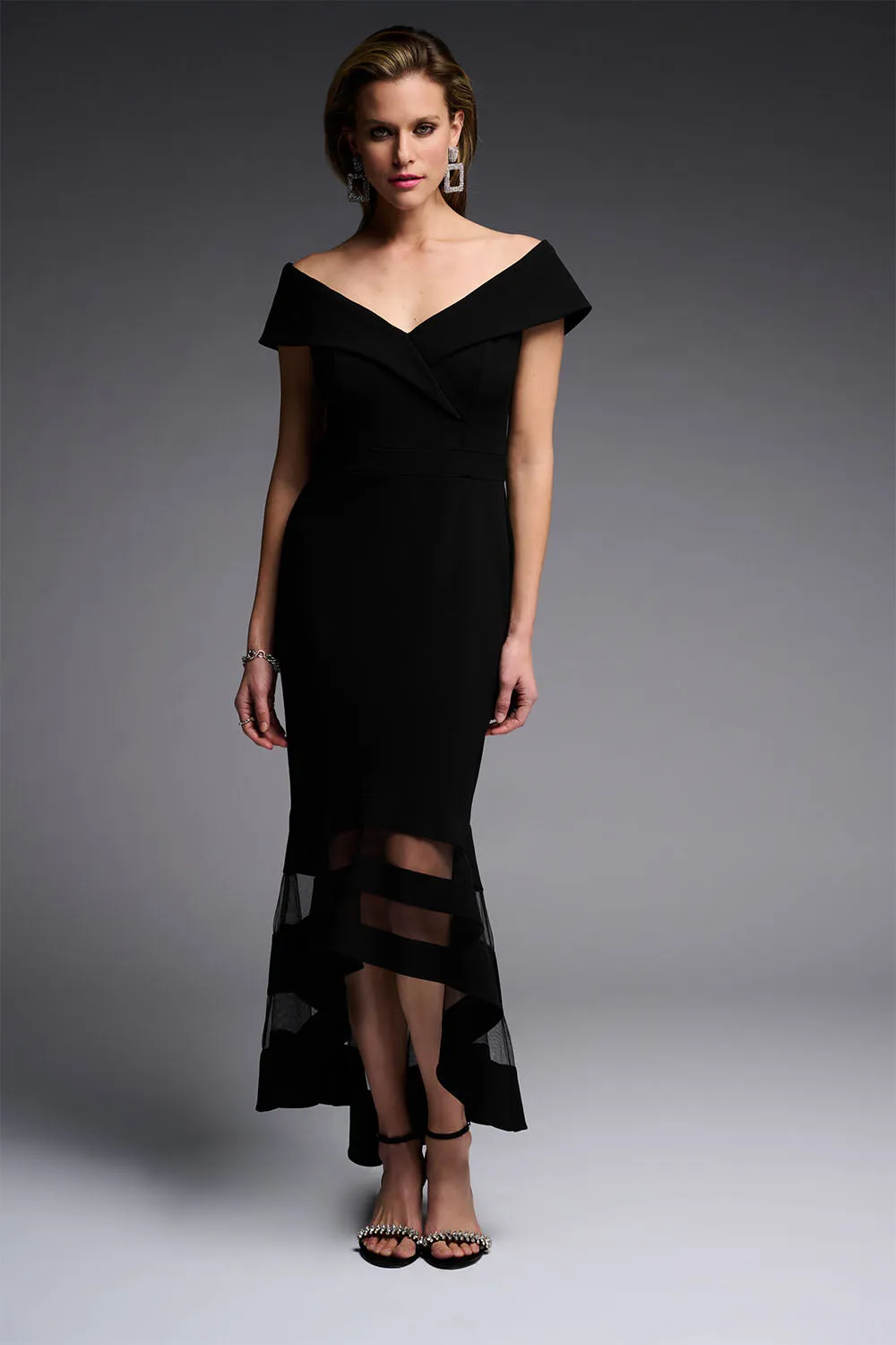 Joseph Ribkoff Off Shoulder Gown Jr223743