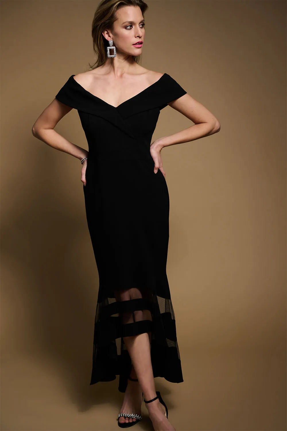 Joseph Ribkoff Off Shoulder Gown Jr223743