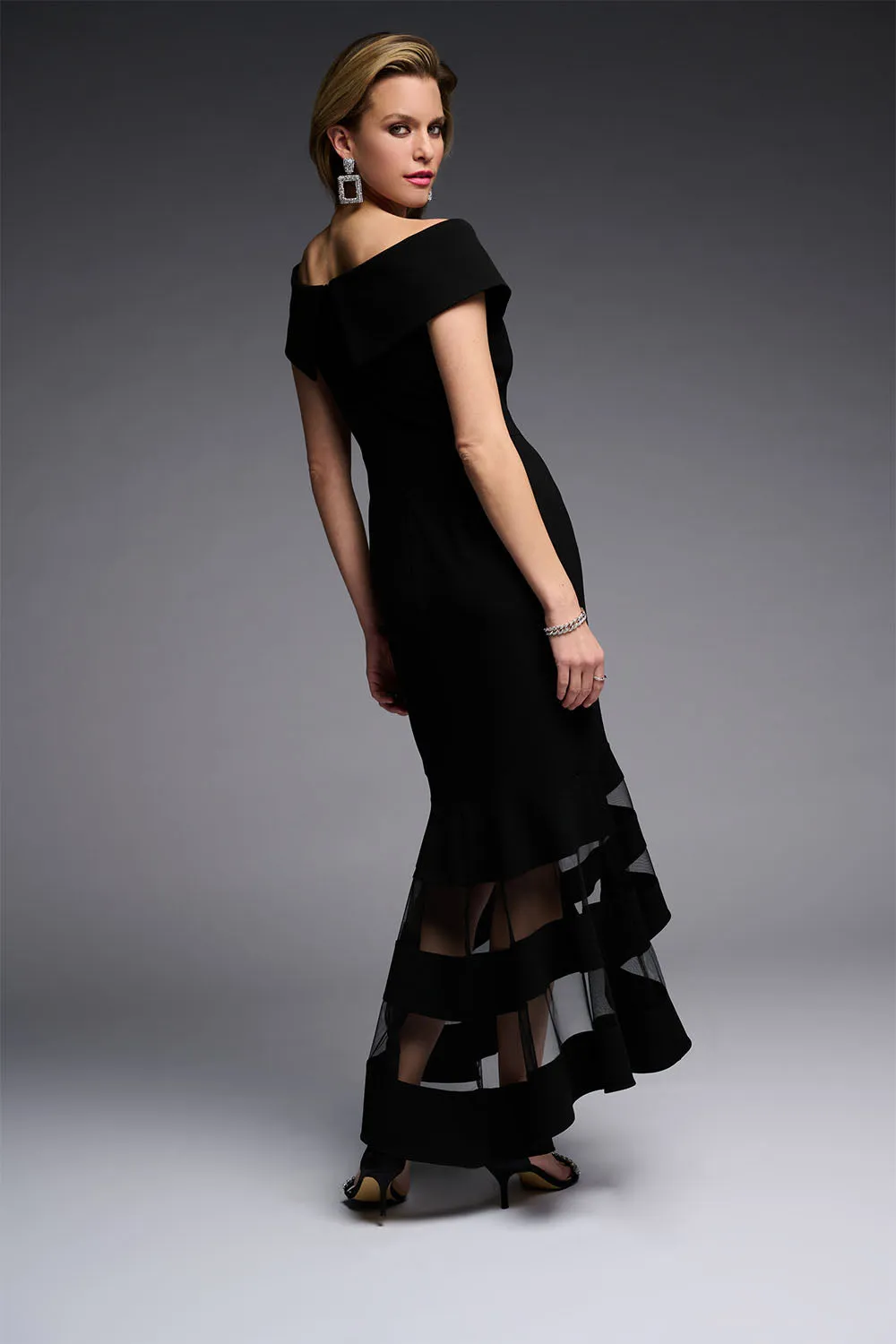 Joseph Ribkoff Off Shoulder Gown Jr223743