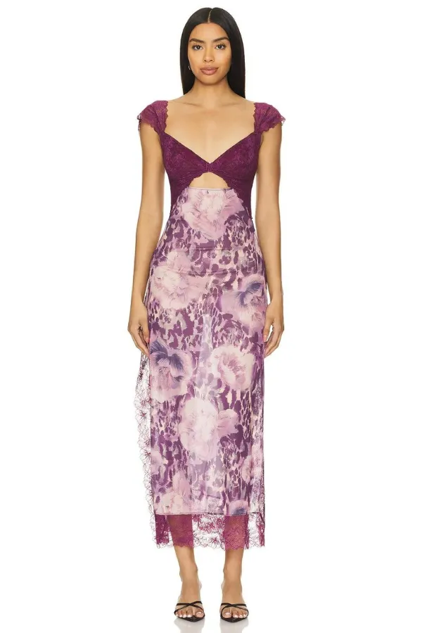 Jovie - Floral Sheath Feminine Dress