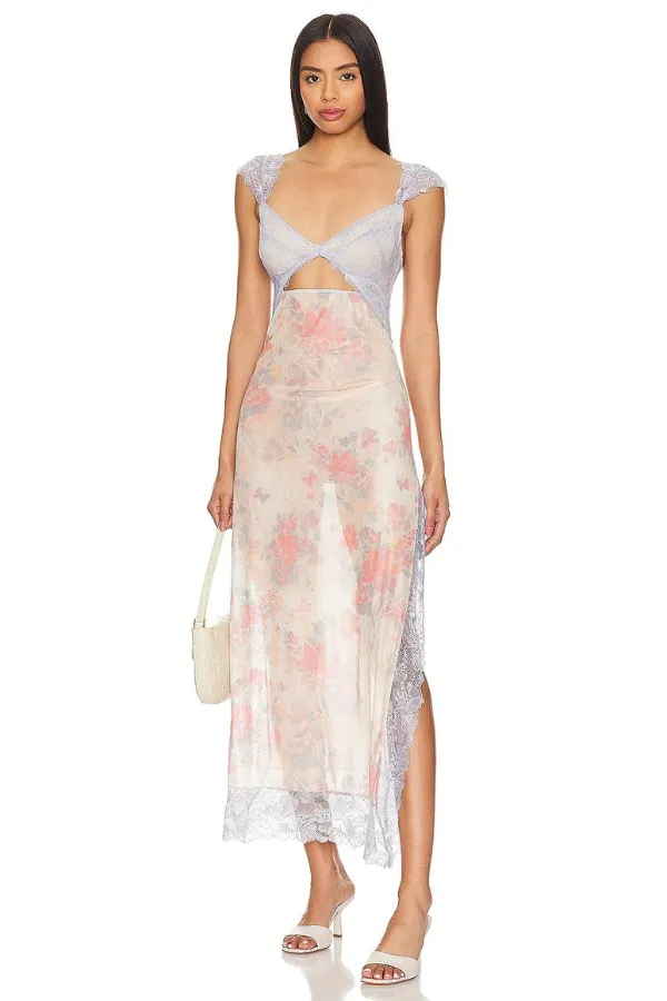 Jovie - Floral Sheath Feminine Dress