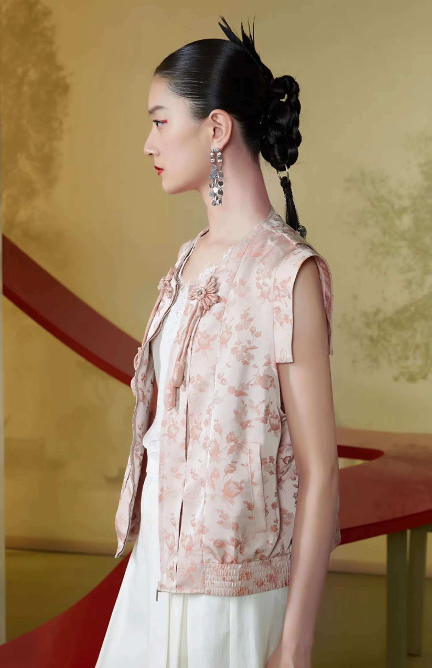 Kelly Good-Looking Qipao Cheongsam Vest Top