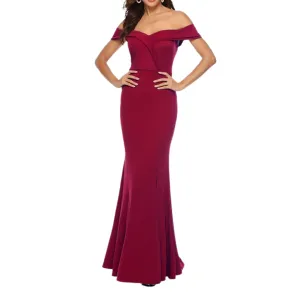 LA SPOSA WOMEN'S MERMAID OFF SHOULDER MAXI DRESS
