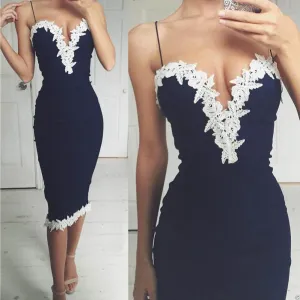 Lace Dress Womens Bodycon Dress V Neck Floral Lace Vestidos Ladies Dresses Party Night Club Dress #2415