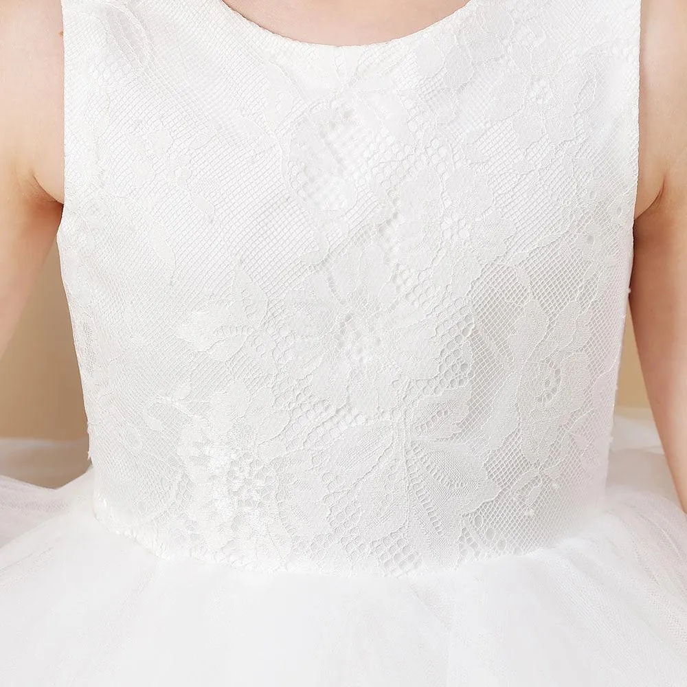 Lace Princess Party Flower Girl Dress