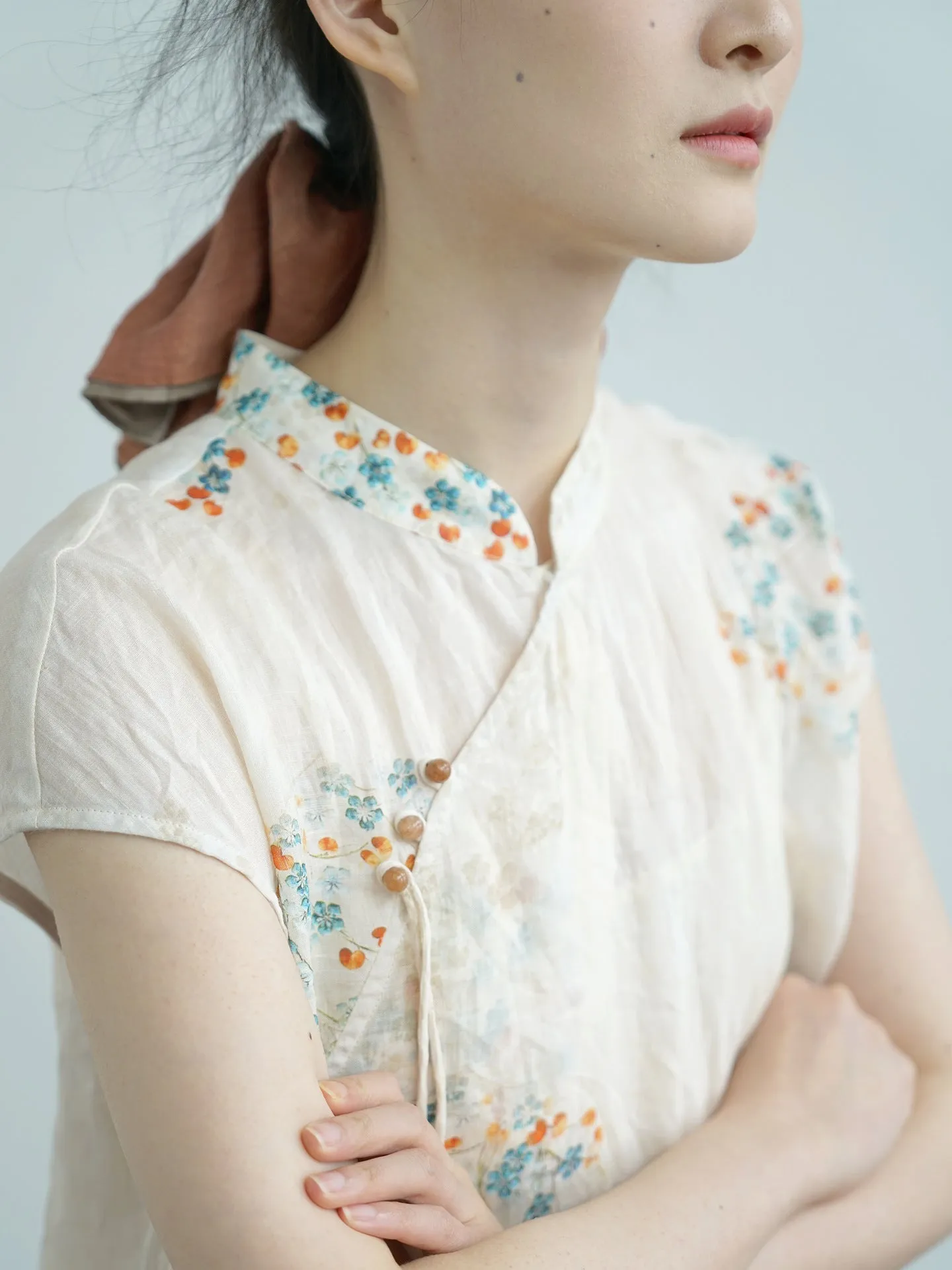 Little Floral Cheongsam Qipao Dress