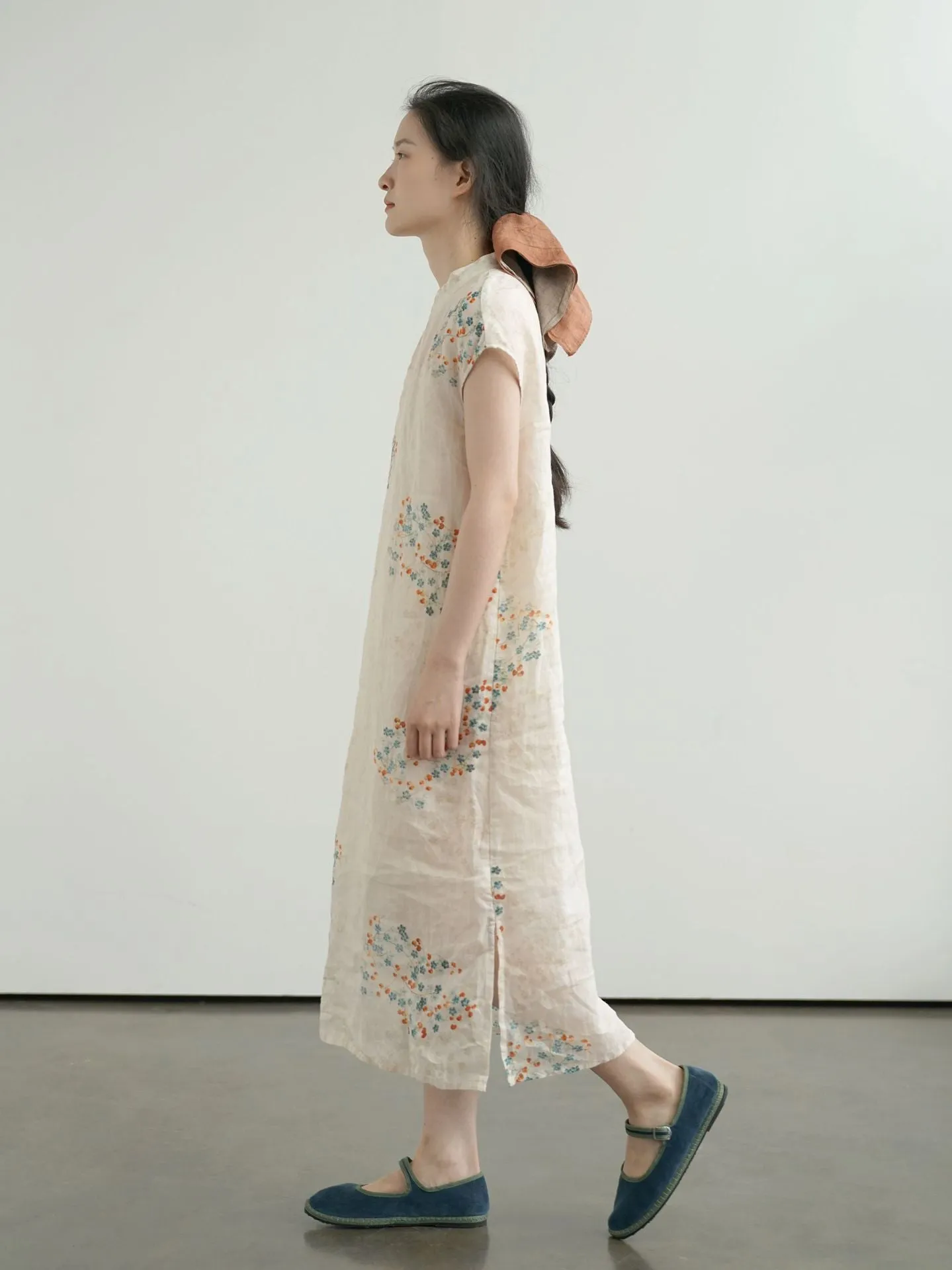 Little Floral Cheongsam Qipao Dress