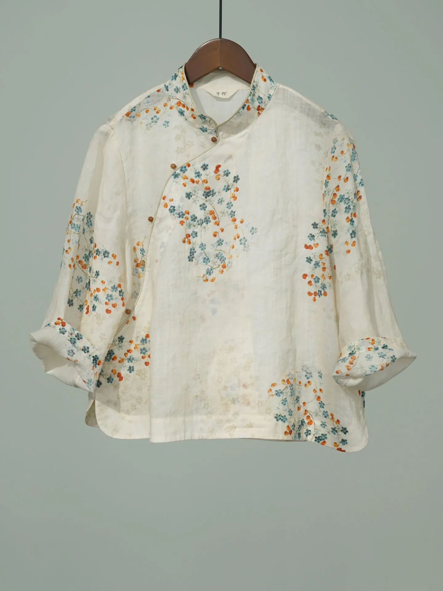 Little Floral Cheongsam Qipao Top