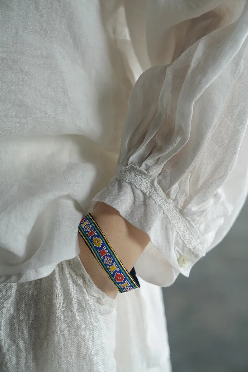 Modern Cheongsam Qipao Top in White