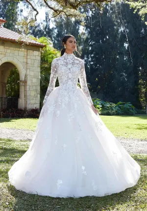 Muslim Women's Wedding Dresses Lace Applique Long Sleeve High Collar A-Line Princess Bridal Gowns свадебное платье Vestido