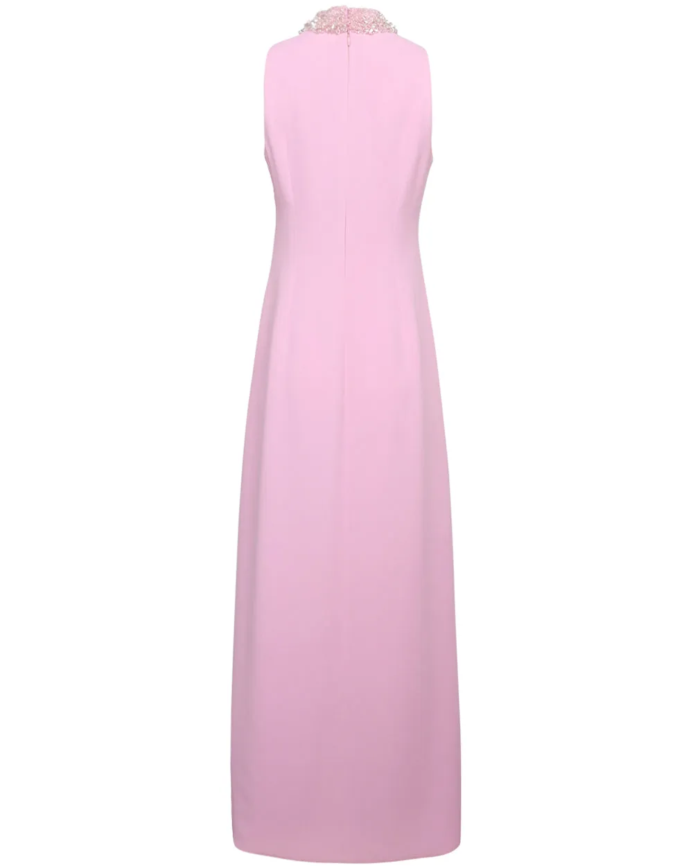 Orchid Embellished Neck London Sheath Gown