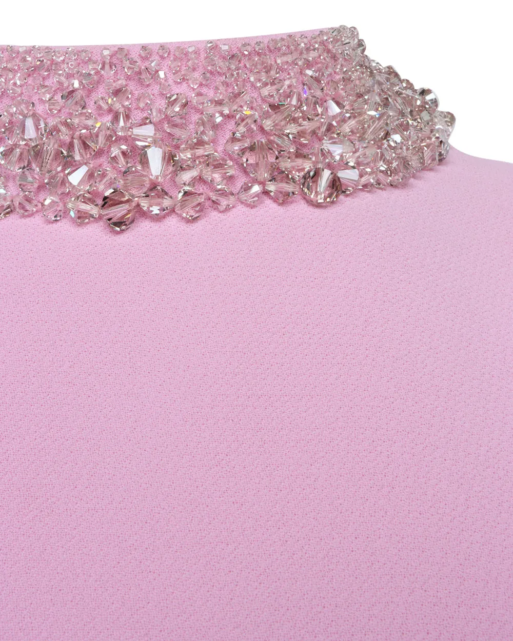 Orchid Embellished Neck London Sheath Gown