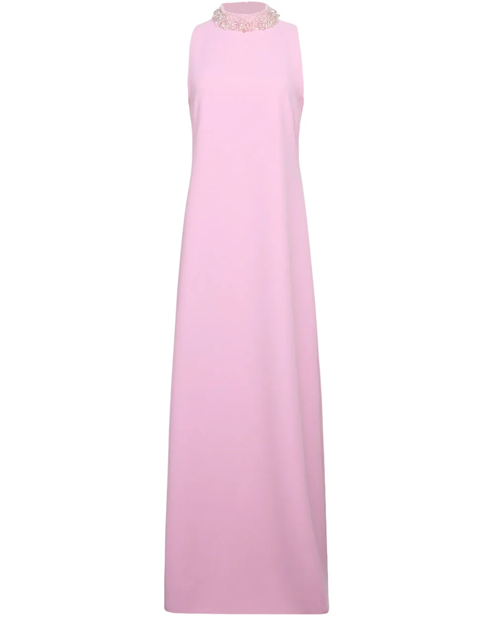 Orchid Embellished Neck London Sheath Gown