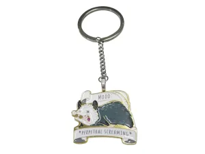 Perpetual Screaming Possum Pendant Keychain