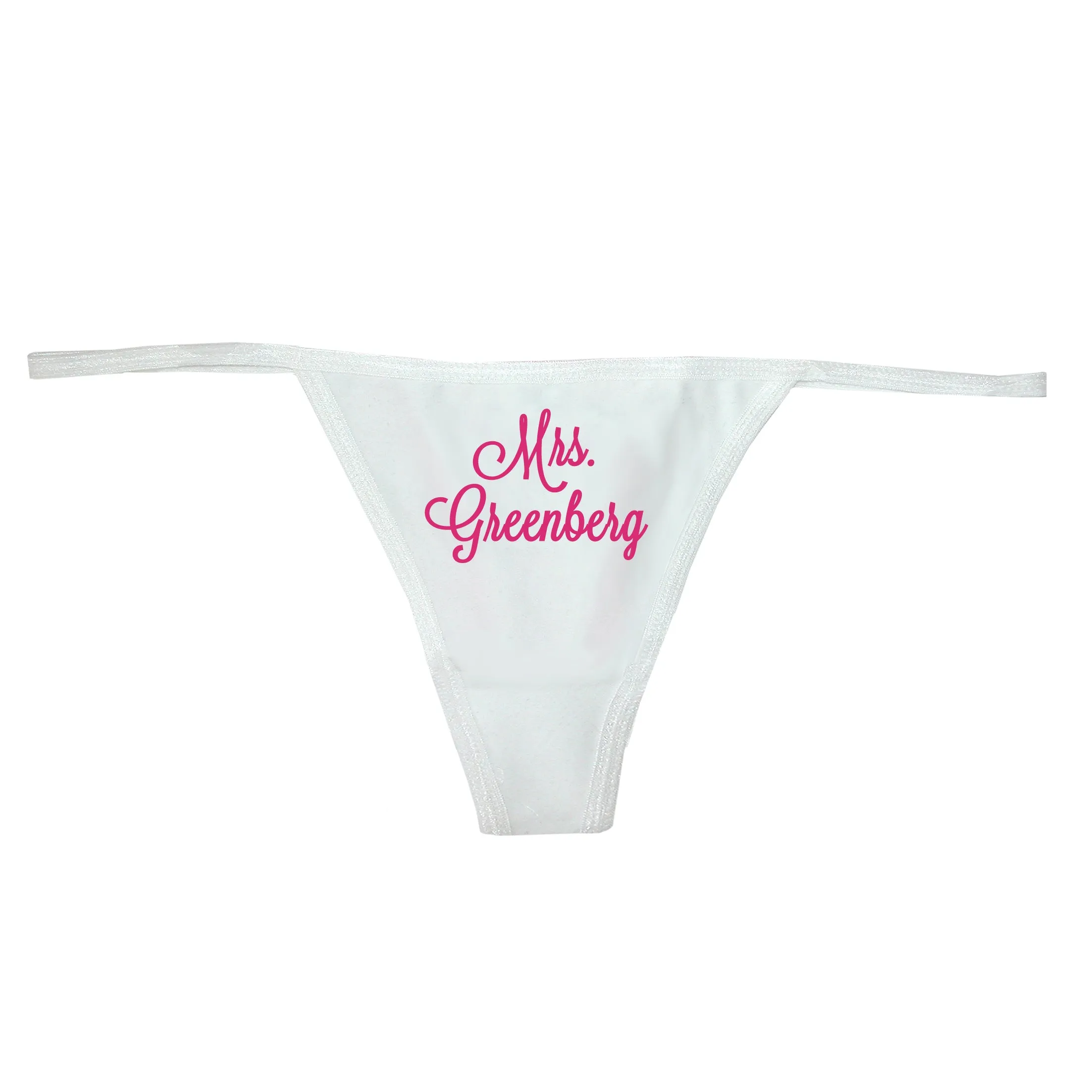 Personalized Bridal Thong