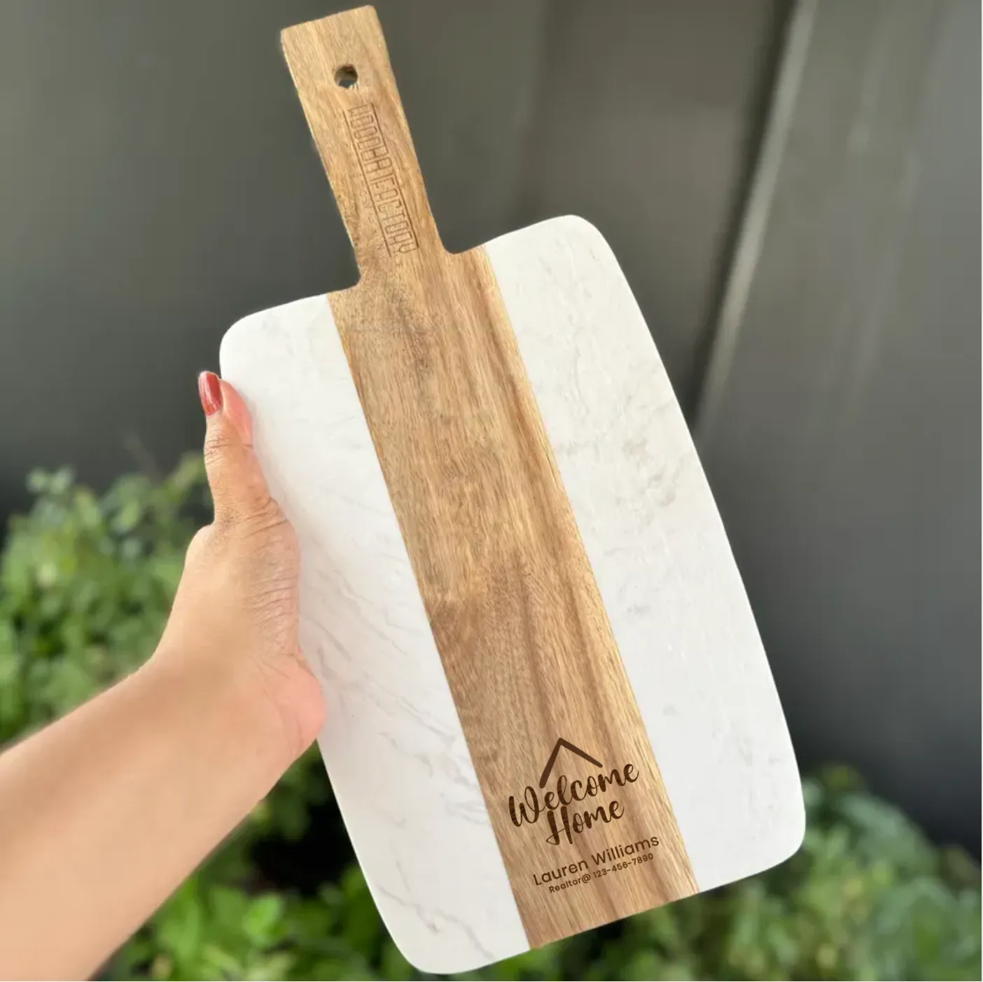 Personalized Cutting Board Realtor Closing Gift for Clients