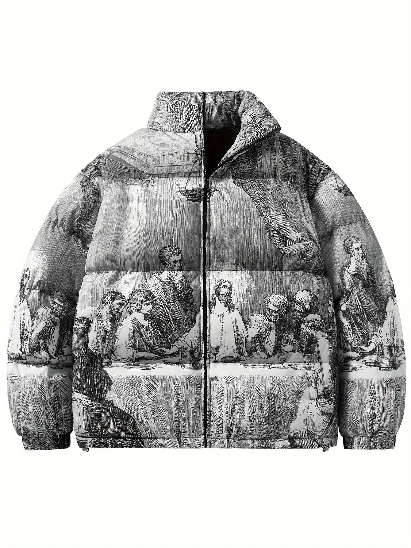 Ruben - Heren Thermisch Winterjack met Qipao-Kraag