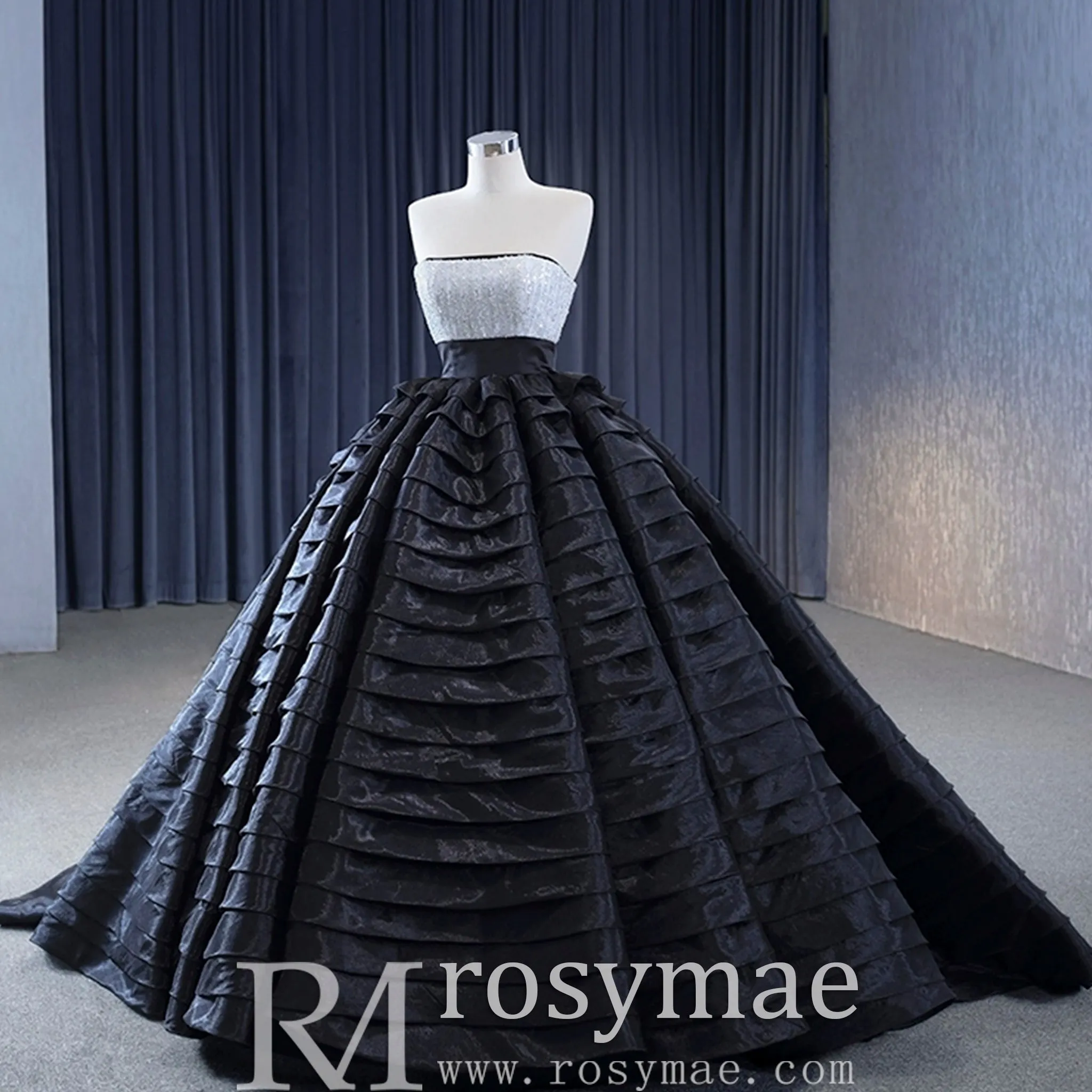 Sequin Bodice Special Quinceañera Dress Pageant Party Event Gala Gown