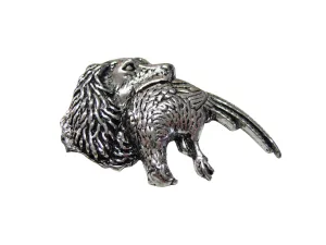 Spaniel Dog with Pheasant Magnet