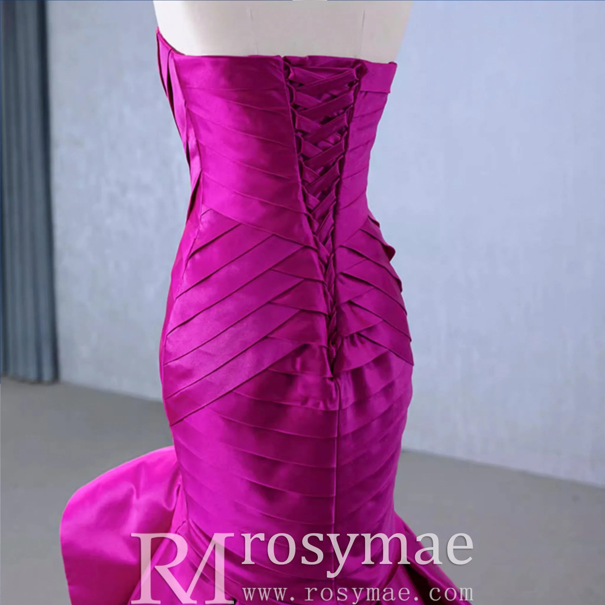 Strapless Mermaid High Low Formal Evening Dresses Pageant Gowns