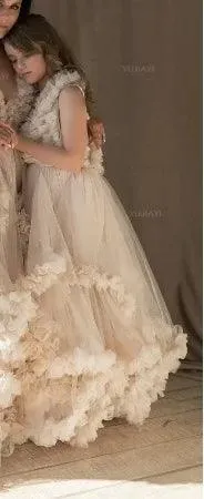 Tiered Ruffle Mommy and Me Dresses for Photoshoots