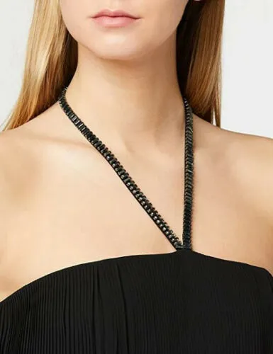 TRUTH & FABLE CHIFFON EVENING DRESS