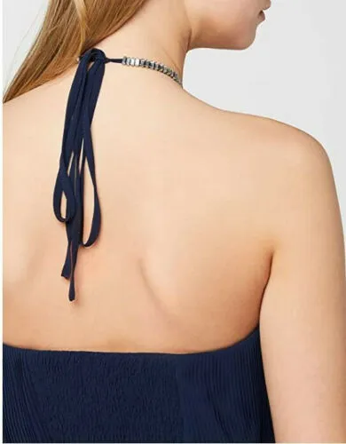 TRUTH & FABLE CHIFFON EVENING DRESS