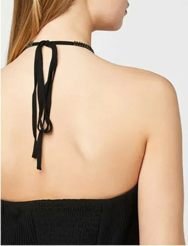 TRUTH & FABLE CHIFFON EVENING DRESS