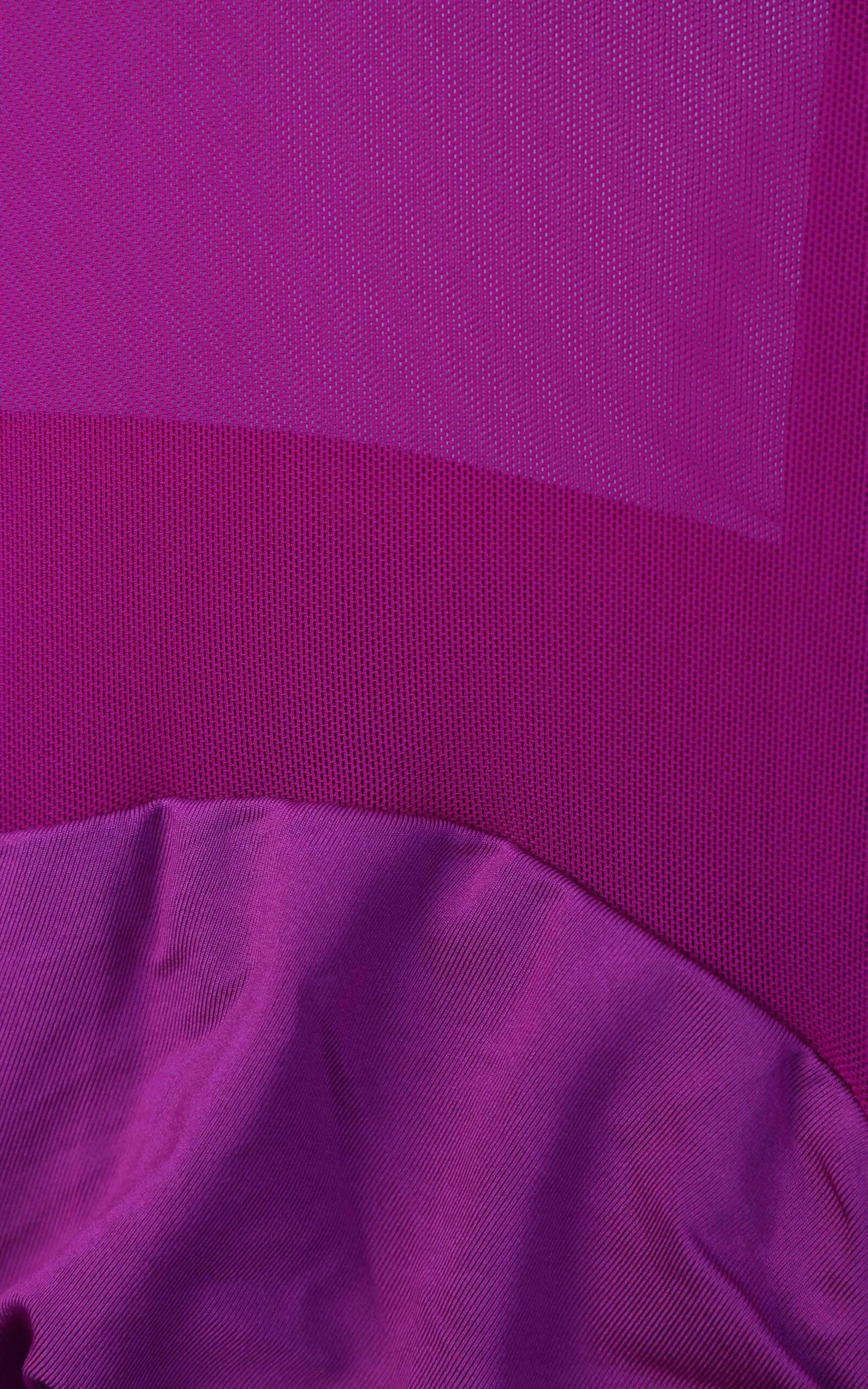 Veda Mesh Midi Dress - Magenta Purple