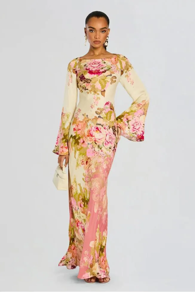 Viola Bloom Long Sleeve Gown