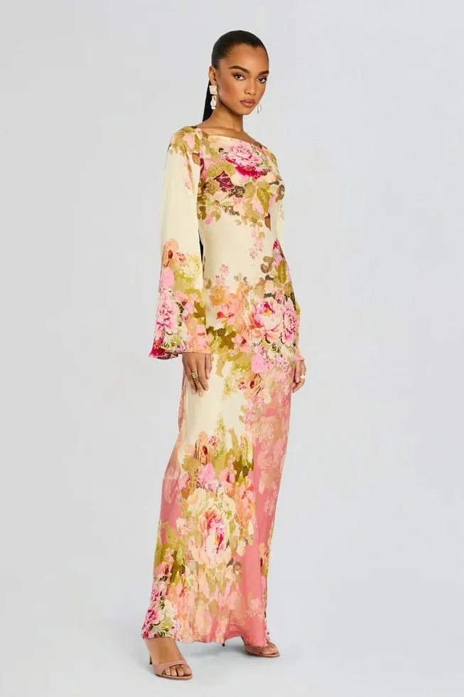 Viola Bloom Long Sleeve Gown