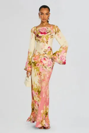 Viola Bloom Long Sleeve Gown