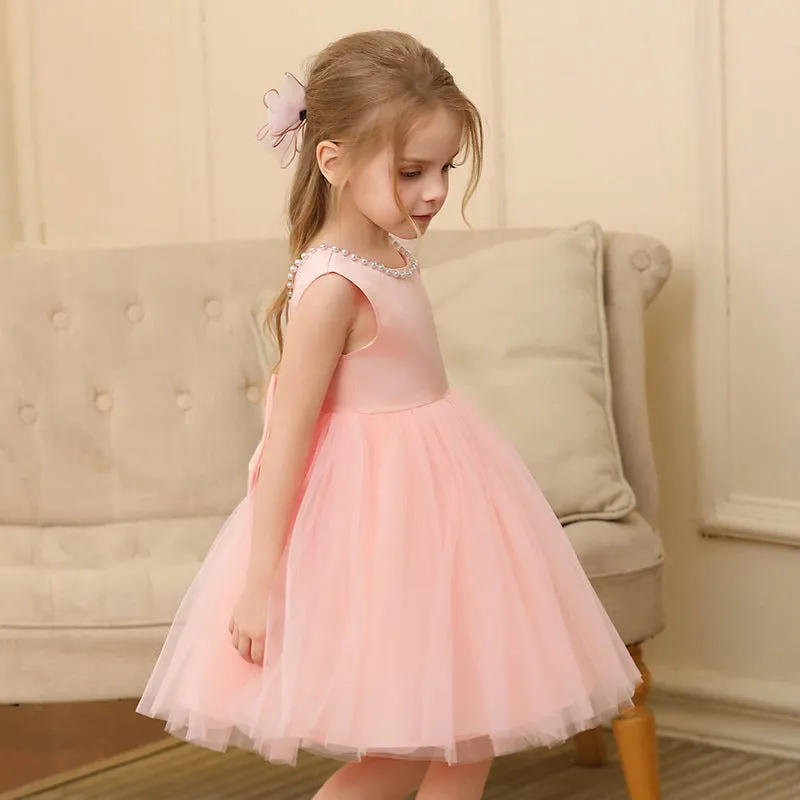 White Flower Girl Dress Toddler For Wedding Flowers Pageant Dress Evening Gowns Birthday Party Dresses