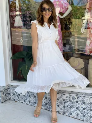 White Lace Dreams Dress